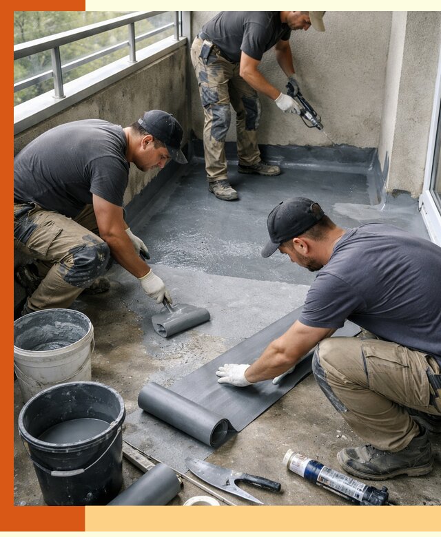 Гидроизоляция балкона в Дедовске: надежная защита от протечек