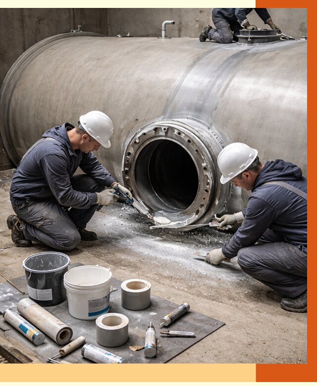 Гидроизоляция резервуара с топливом в Дедовске от 82463 руб. под ключ | ТепломастерДдв