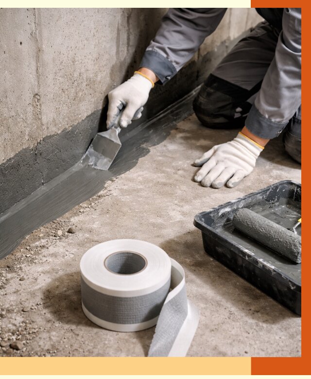 Гидроизоляция швов и герметизация стыков в Дедовске от 1374 руб. | ТепломастерДдв