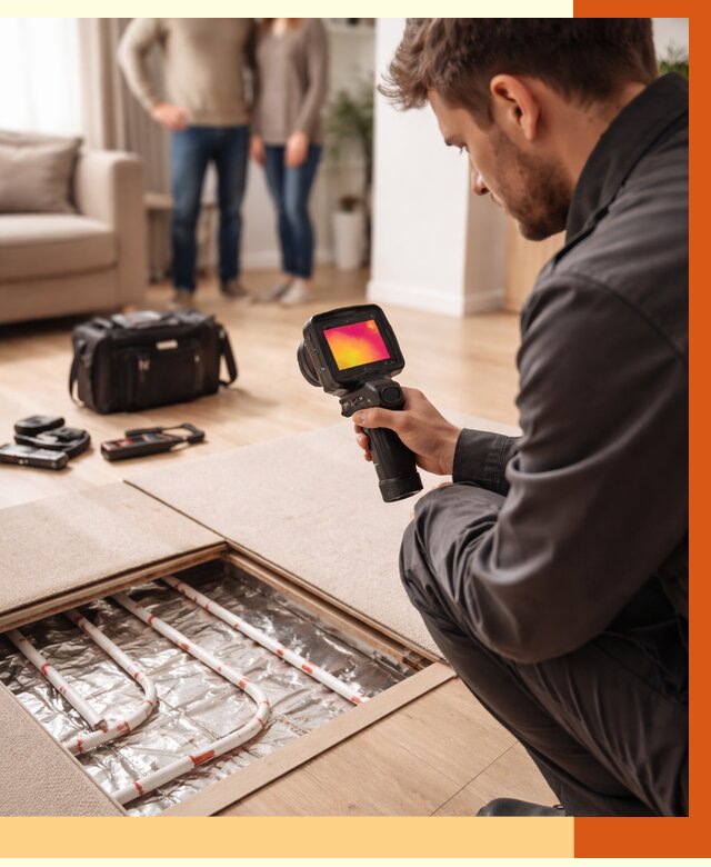Тепловизионное обследование теплого пола в Дедовске от 4948 руб. — ТепломастерДдв