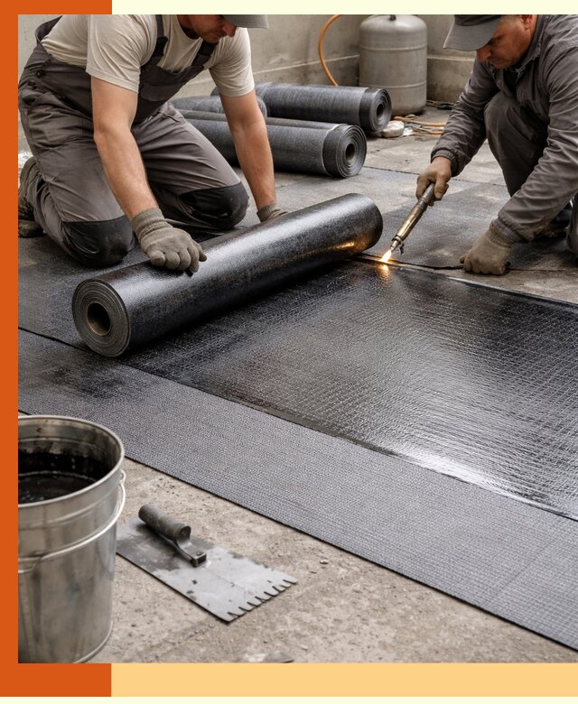 Монтаж гидроизоляционной мембраны в Дедовске для зданий и конструкций